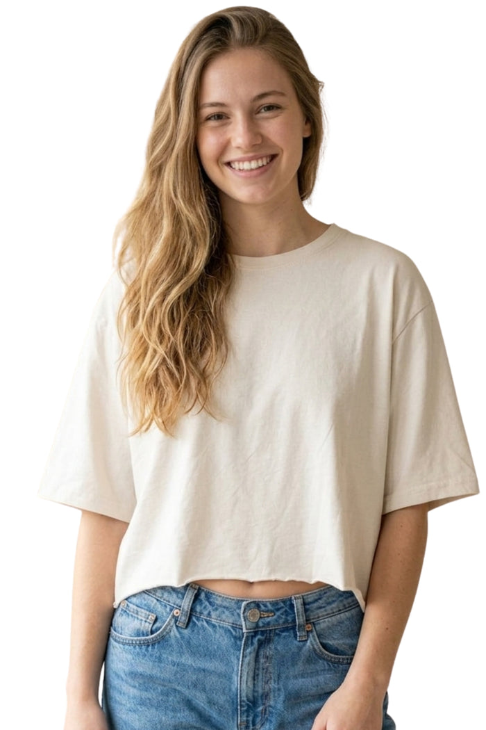 Women's Short Sleeved Oversized Fit Top