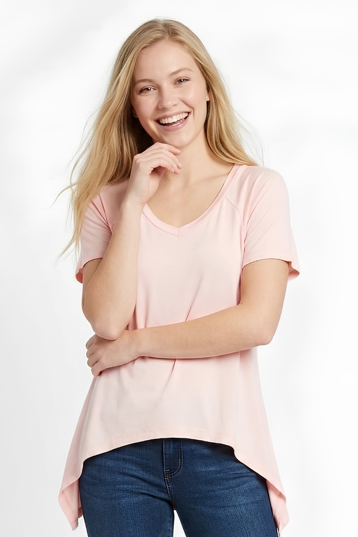 Women's Short Sleeve Crew Neck Top