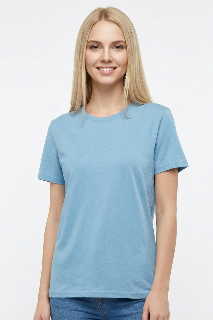 Women's Short Sleeved Round Neck Top