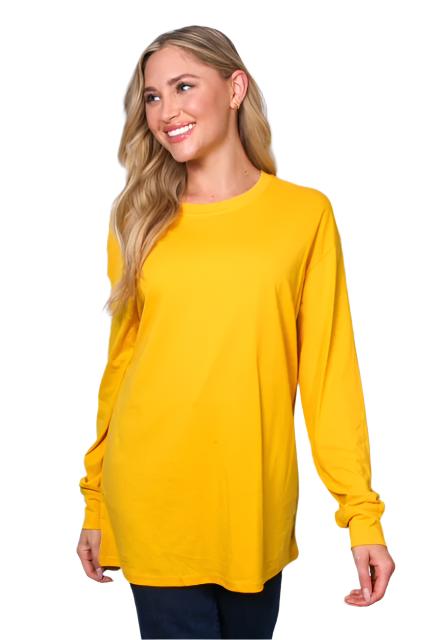 Women's Long Sleeve Round Neck Solid Sweater