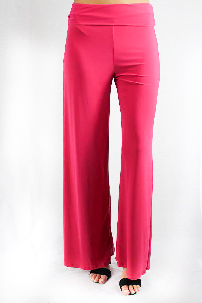 high waist relaxed fit wide leg pant