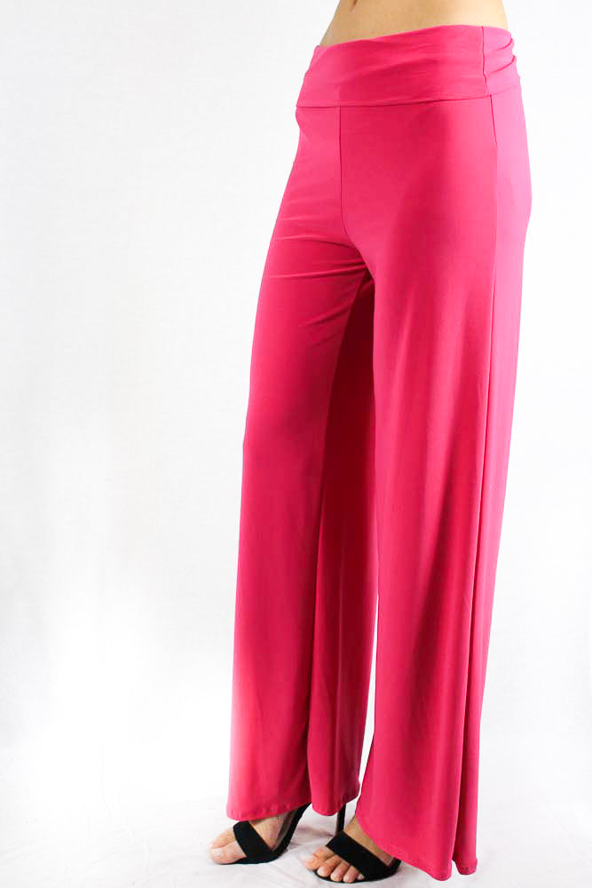 high waist relaxed fit wide leg pant