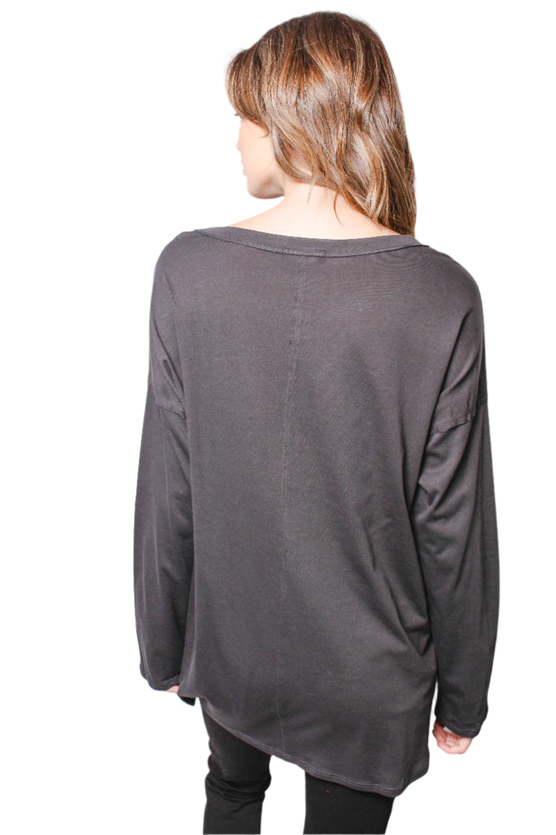 Women's Long Sleeve Round Neck Loose Fit Top