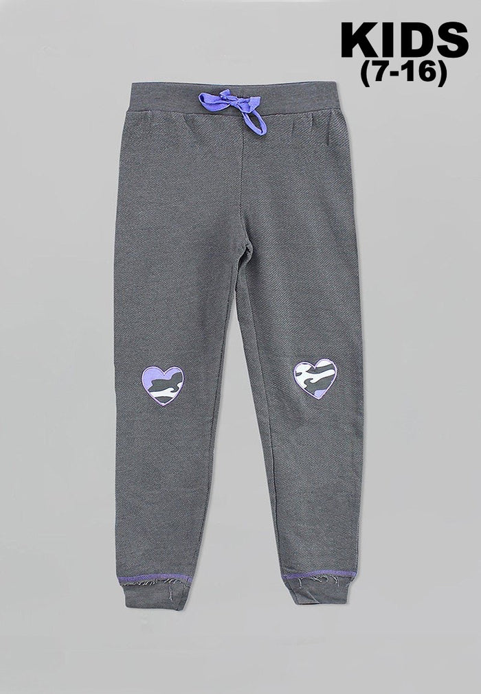 Girl's Gray Jogger Pants
