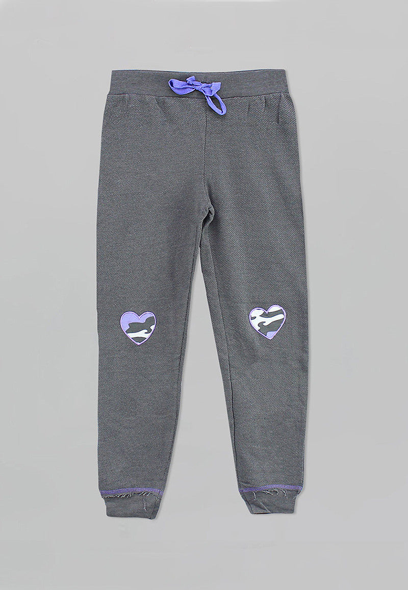 Gray Jogger Pants - Girls