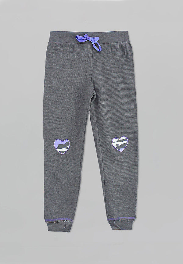 Gray Jogger Pants - Girls