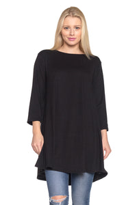 Women's Flawless Pocket Tunic - Black