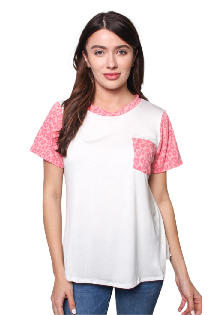 Women's Short Sleeve Soft Pocket T-Shirt