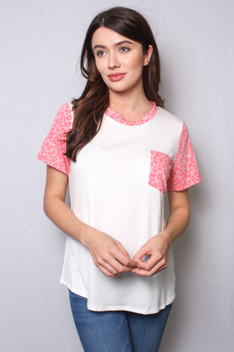 Women's Short Sleeve Soft Pocket T-Shirt