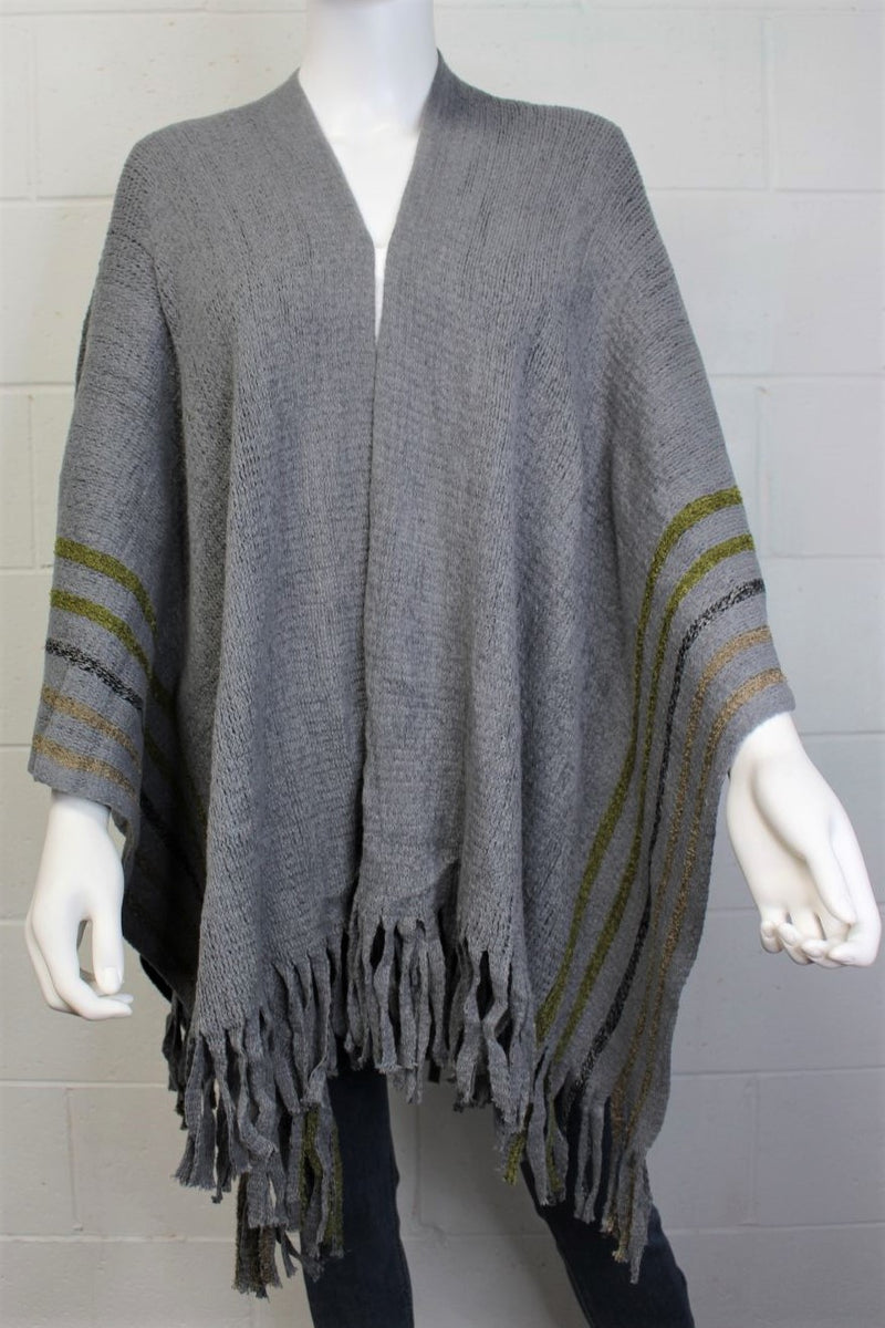 Women's Drape Poncho