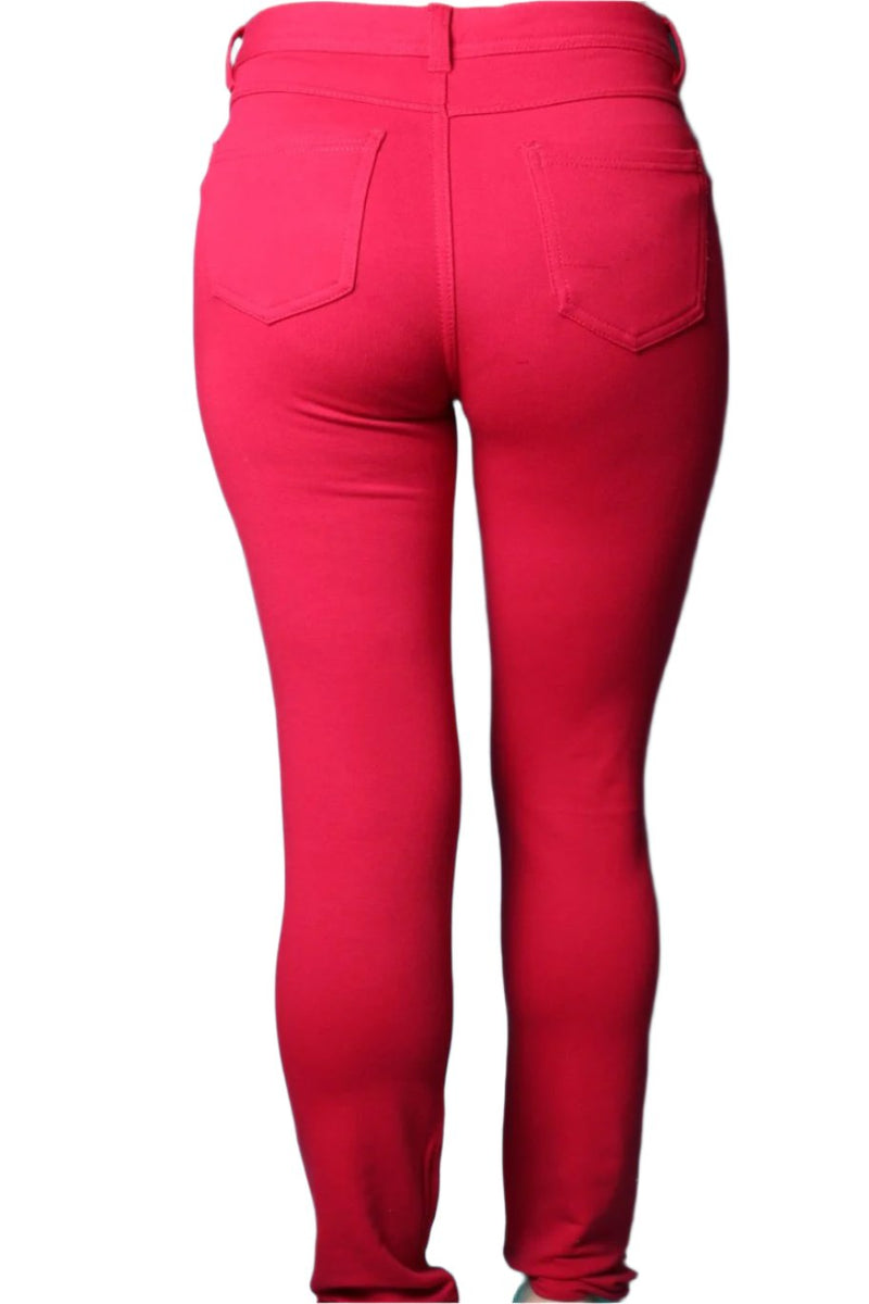 Women's Solid Skinny Pants