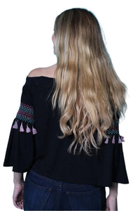Women's Bell Sleeve Off Shoulder Top