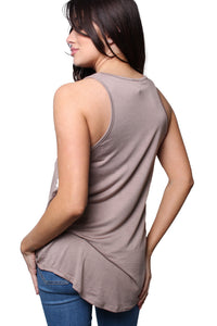 Women's Plus Sleeveless Scoop Neck Tank Top