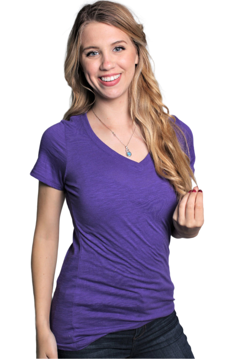 Women's V-Neck Short Sleeve Shirt