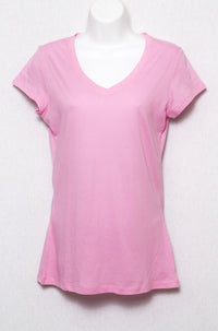 Women's Short Sleeves V Neck Basic Tee