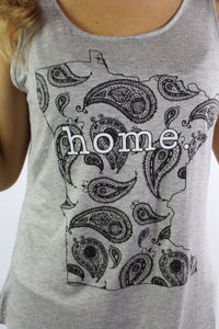 Women's "Home." Town Tank Top (Minnesota)