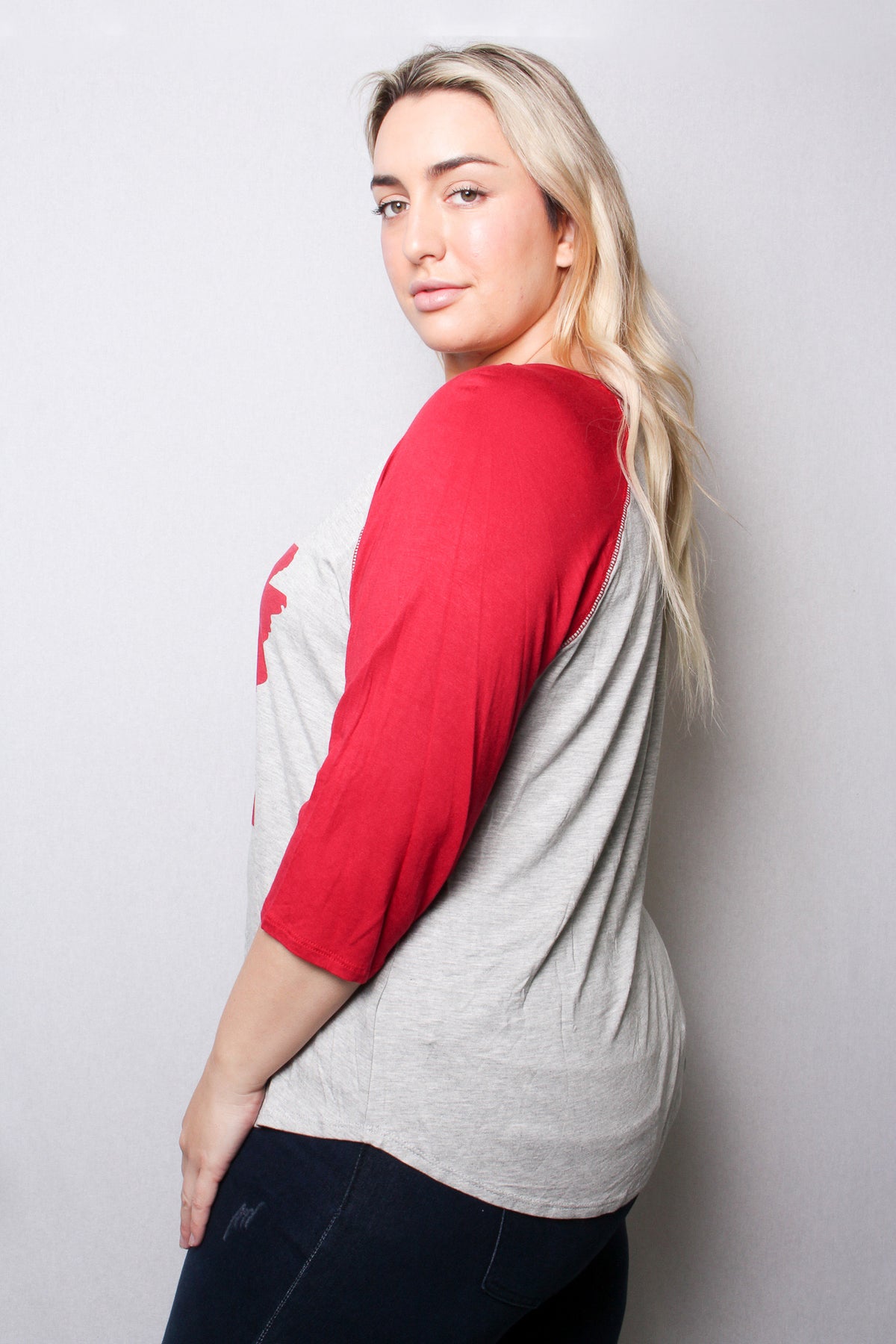 Women's Plus Homestate "Arkansas" Raglan Shirt