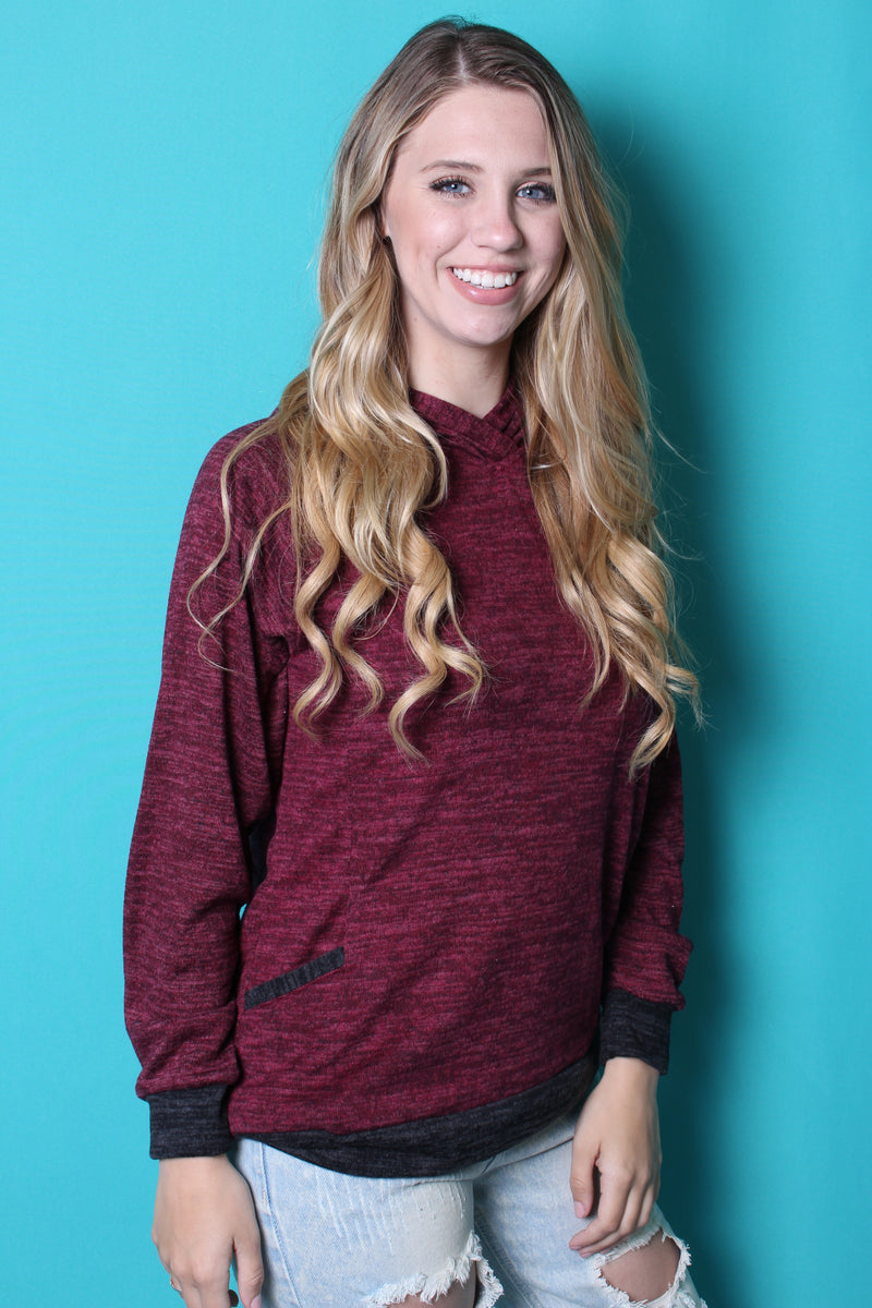Women's Long Sleeve Hoodie Sweater Top
