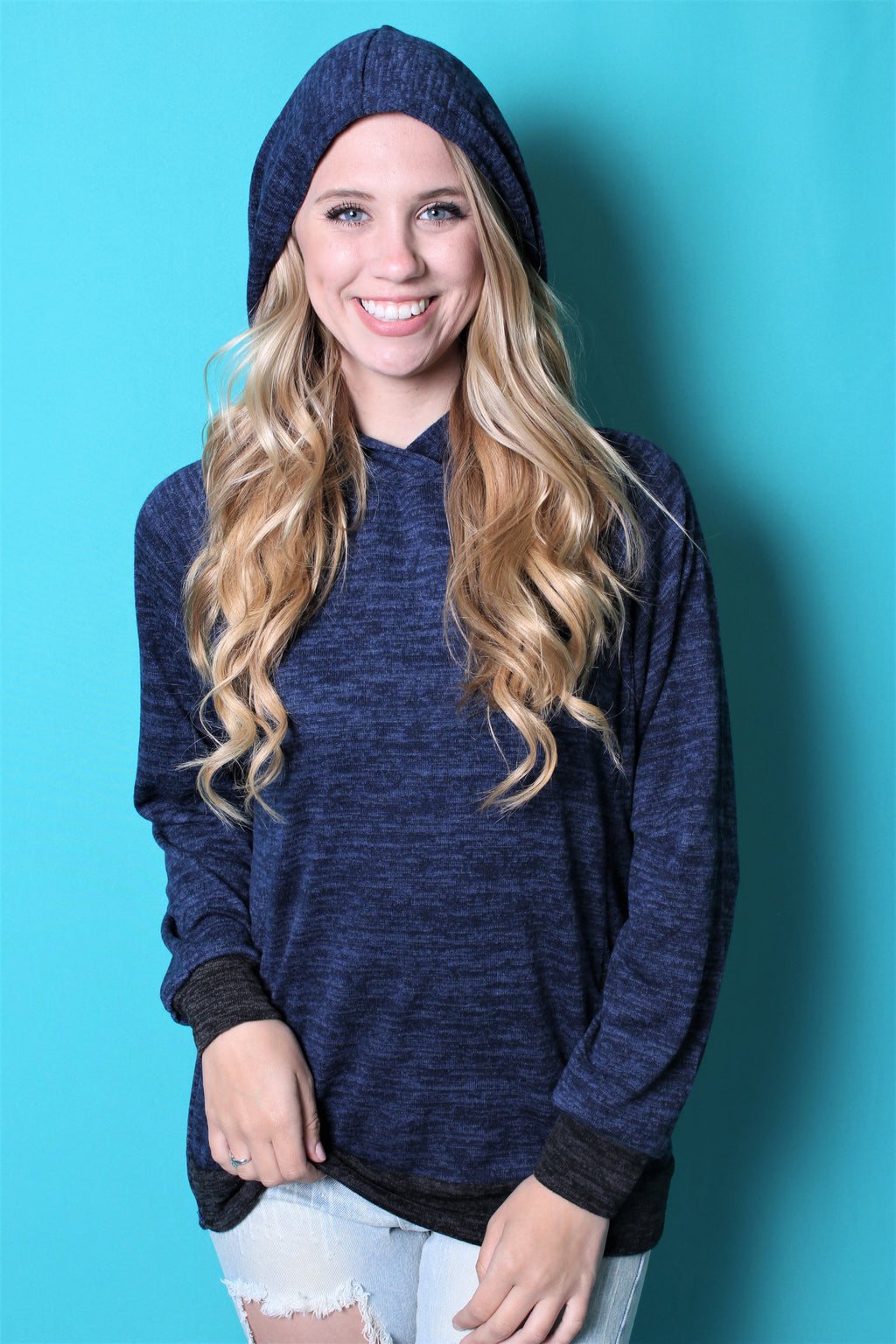 Women's Long Sleeve Hoodie Sweater Top