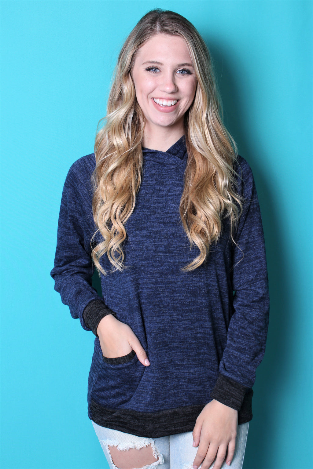 Women's Long Sleeve Hoodie Sweater Top