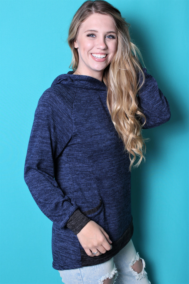 Women's Long Sleeve Hoodie Sweater Top