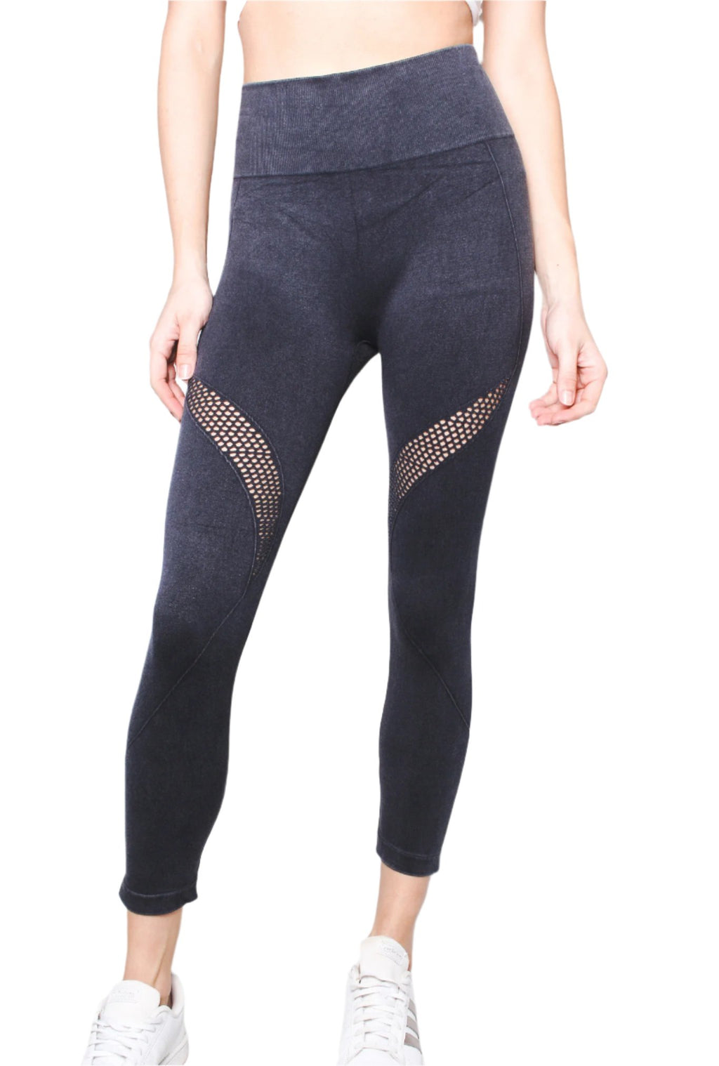 Women's High Waisted Simple Cutout Legging