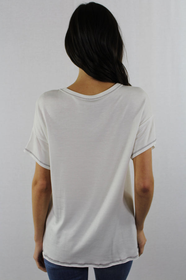 Round Neck Relaxed Tee