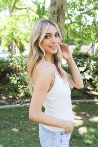 Women's Scoop Neck Basic Cami Top