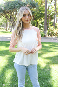 Women's 3/4th Sleeve "Keeping it Southern" Raglan Top