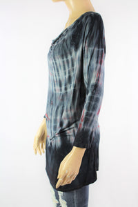 Women's Long Sleeves Tie Dye Top