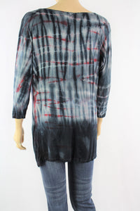 Women's Long Sleeves Tie Dye Top