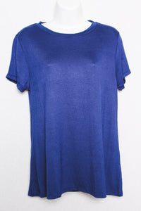 Women's Short Sleeves Crew Neck Basic Flowy Tee