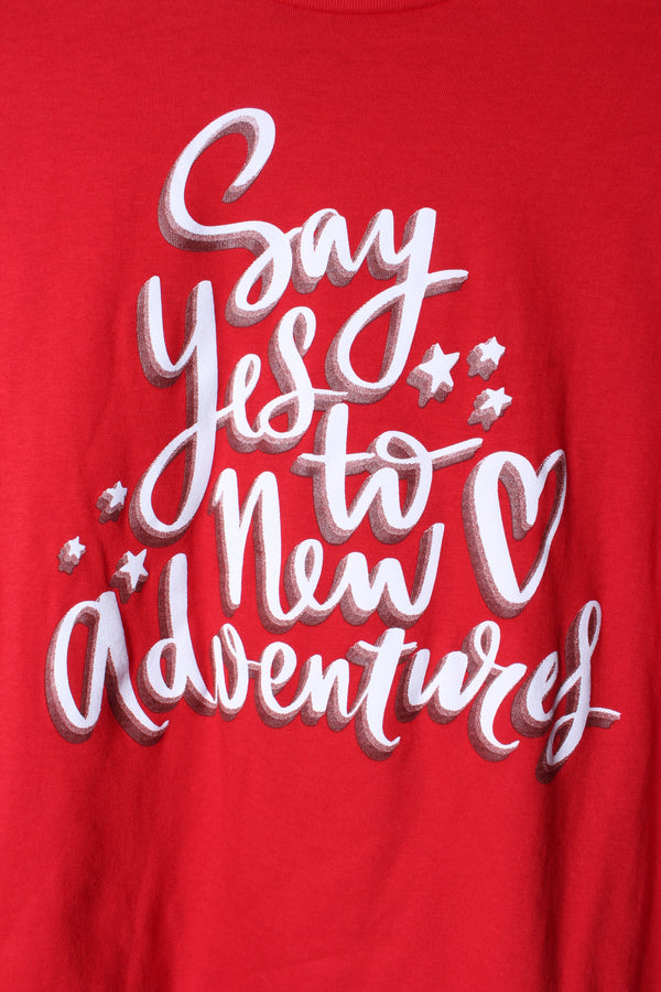 Women's Plus Long Sleeve Round Neck Printed Top