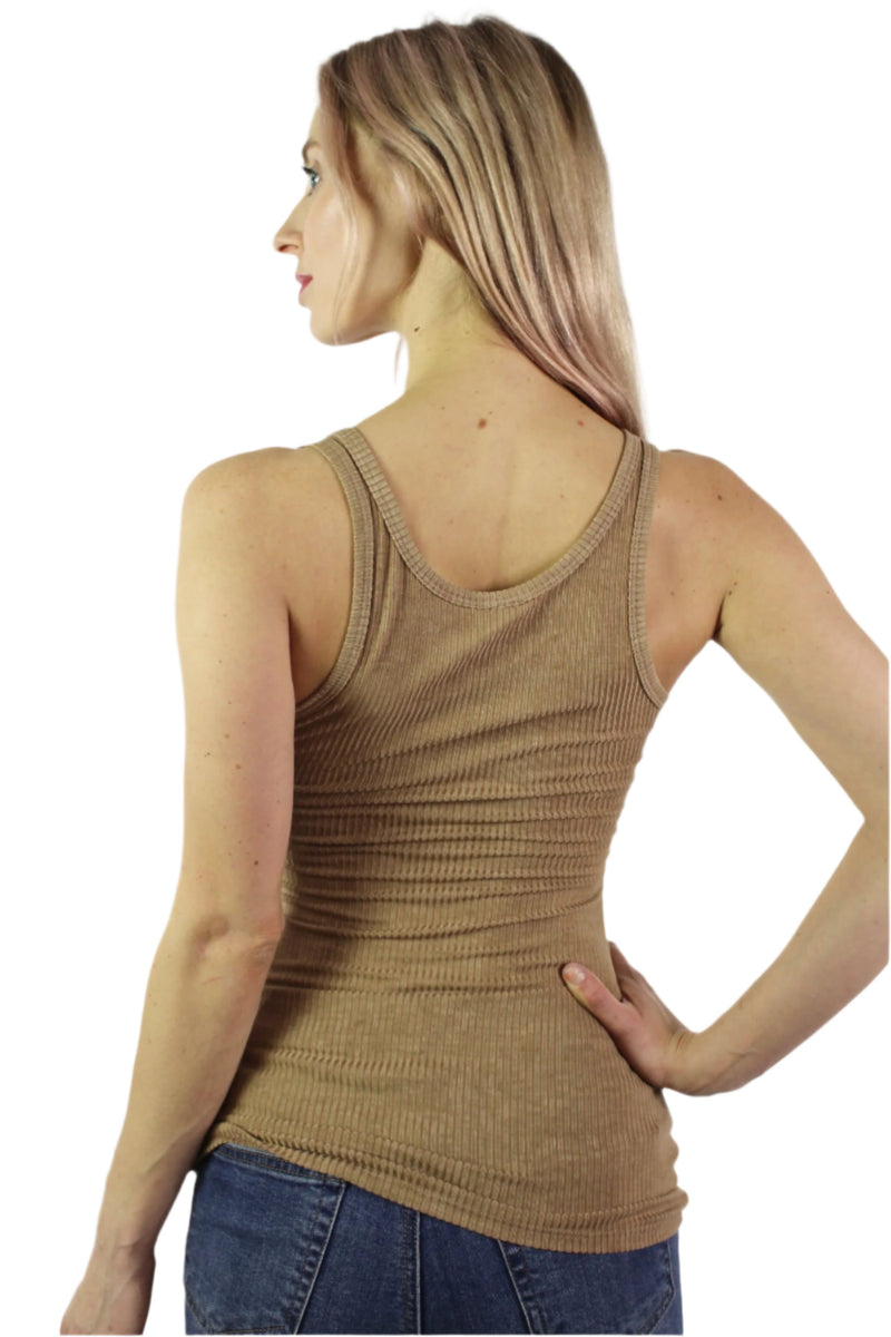 Women's Sleeveless Fitted Tank Top