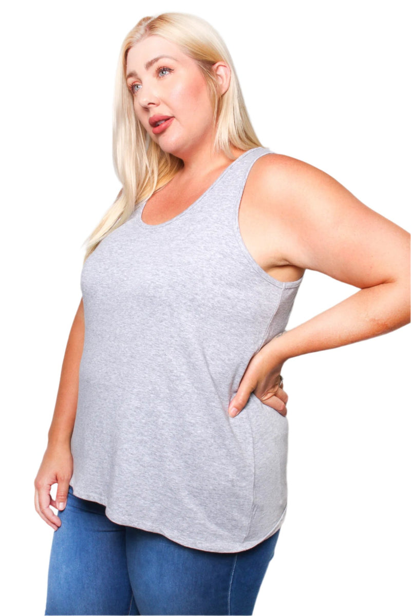 Women's Plus Basic Tank Top