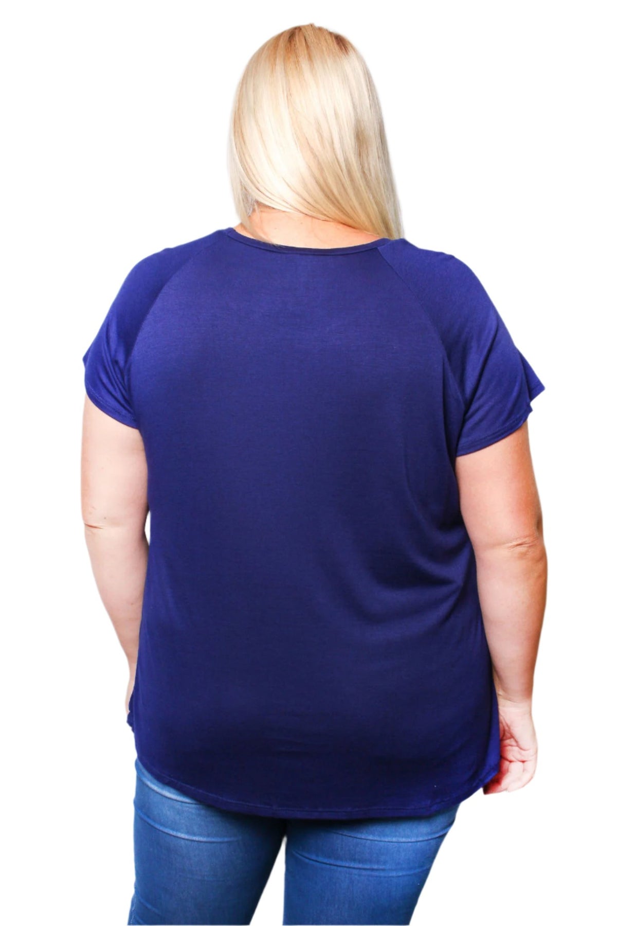 Women's Plus Short Sleeve Basic Tee