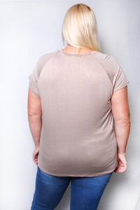 Women's Plus Short Sleeve Basic Tee