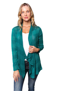 Women's Long Sleeves Open Front Knit Cardigan