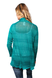 Women's Long Sleeves Open Front Knit Cardigan