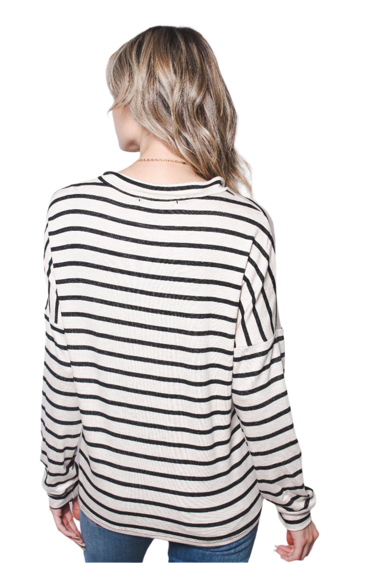 Women's Zipped Up Long Sleeves Camo Striped Color Block Top