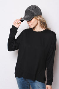 Women's Long Sleeve Relaxed Fit Top