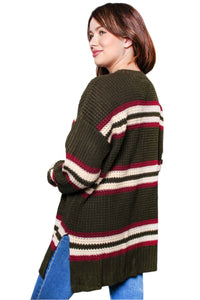 Women's Long Sleeves Crew Neck Knitted Sweater