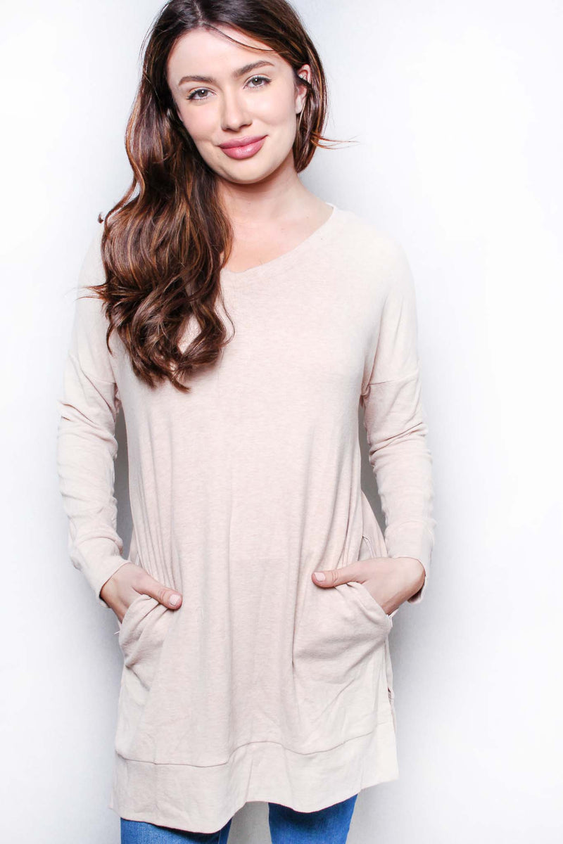 Women's Long Sleeves V Neck Basic Sweater