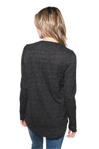 Women's Long Sleeve Crew Neck Relaxed Fit Top