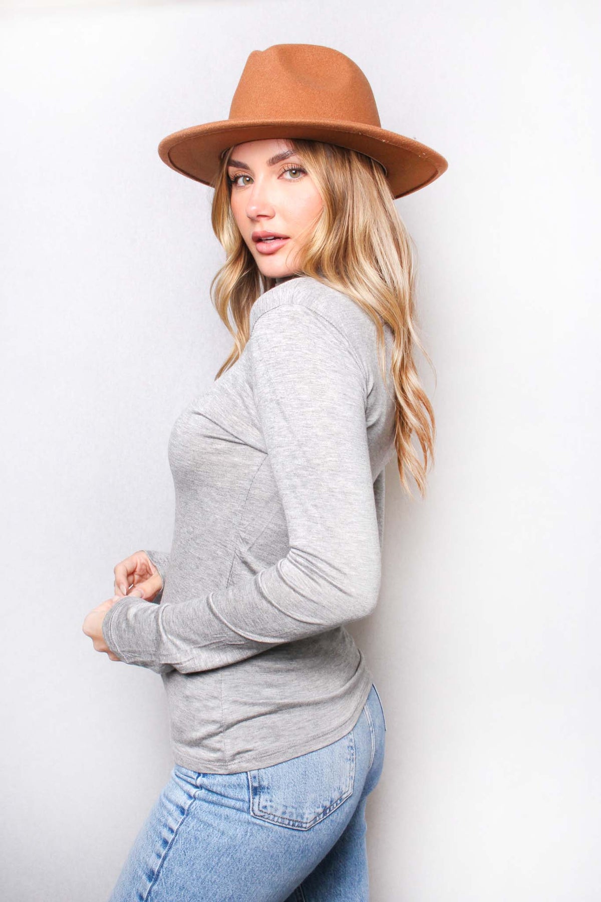 Women's Long Sleeve Turtleneck Basic Top