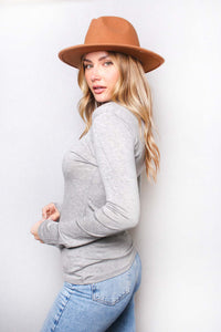 Women's Long Sleeve Turtleneck Basic Top