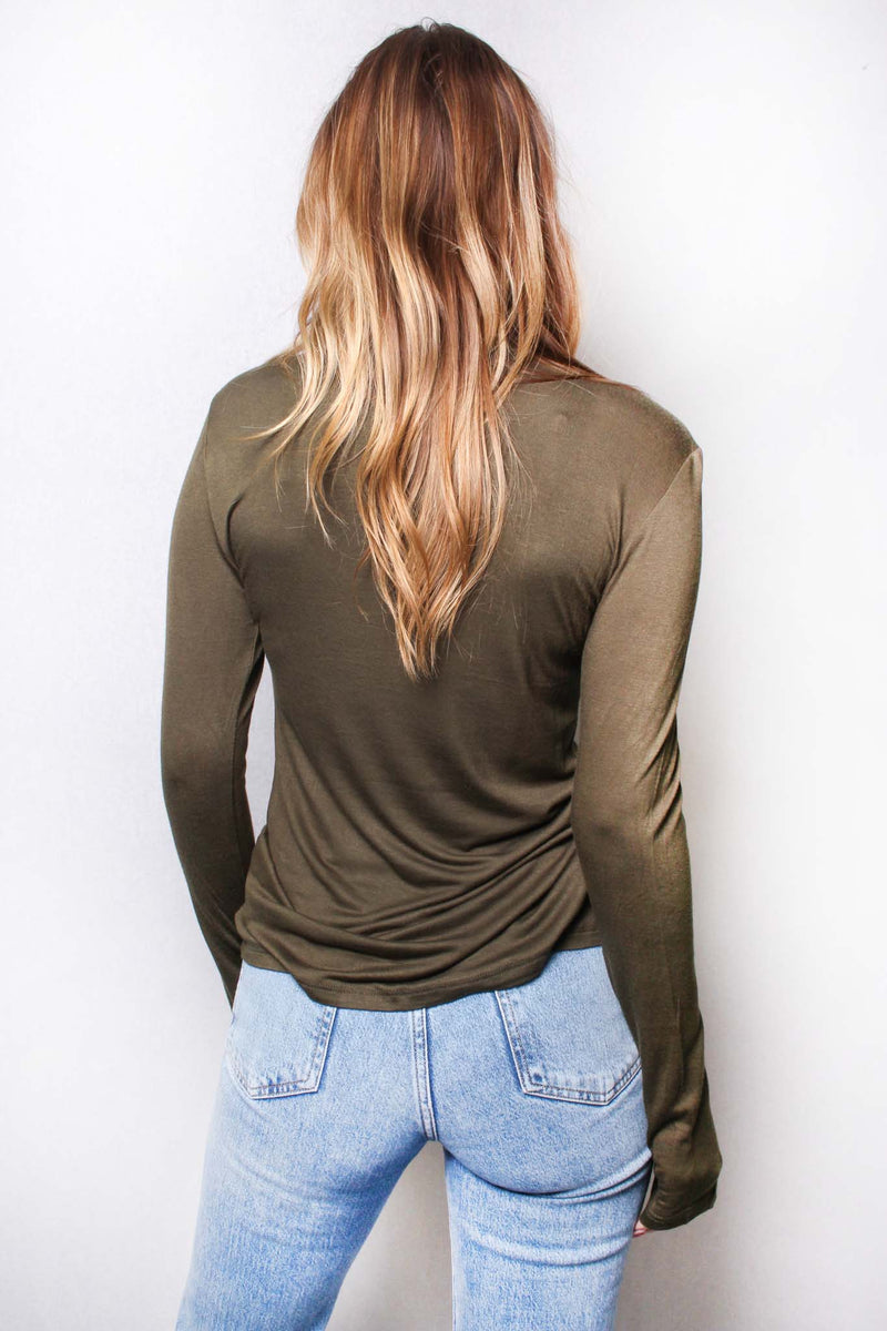 Women's Long Sleeve Turtleneck Basic Top
