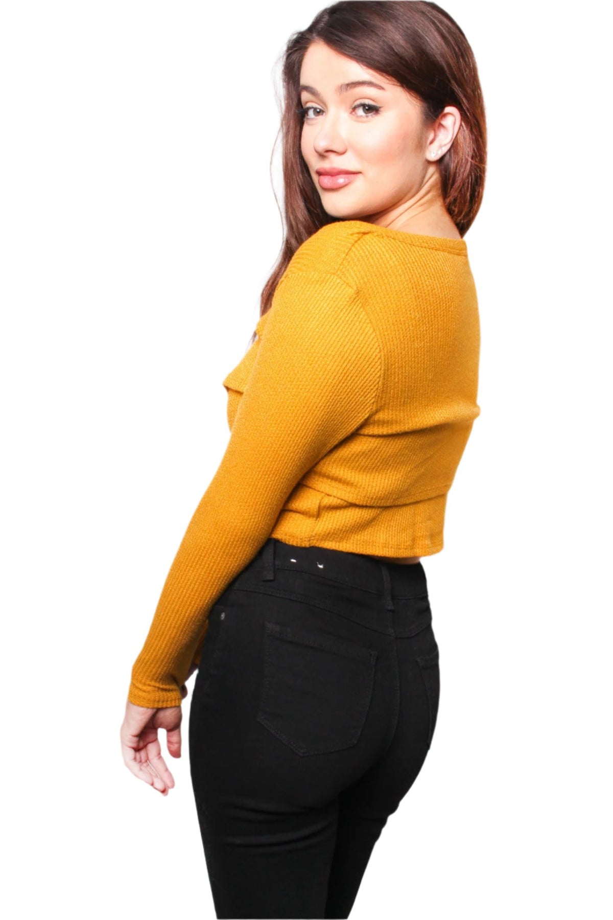 Women's Solid Spaghetti Strap Crop Top with Button Down Blazer