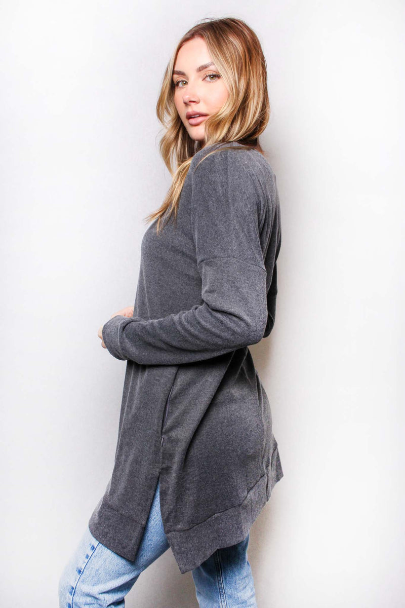 Women's Long Sleeves V Neck Basic Sweater