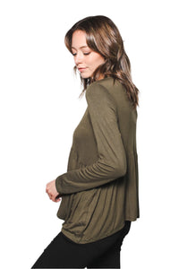 Women's Long Sleeves Baby Doll Top